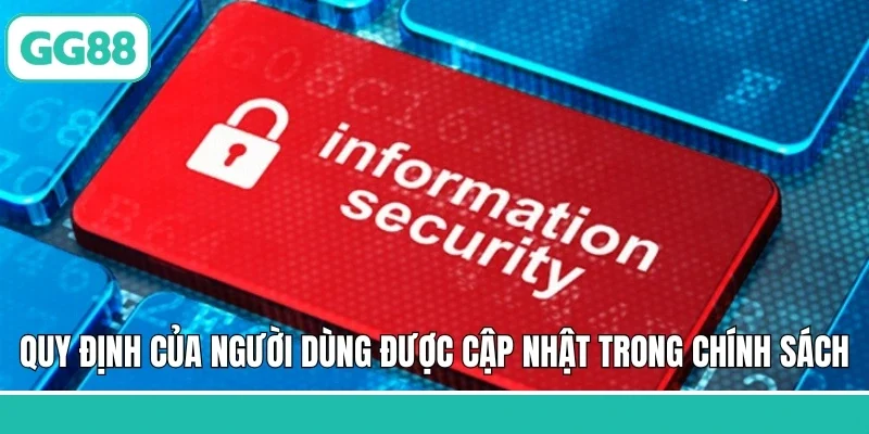 Quy định của người dùng được cập nhật trong chính sách